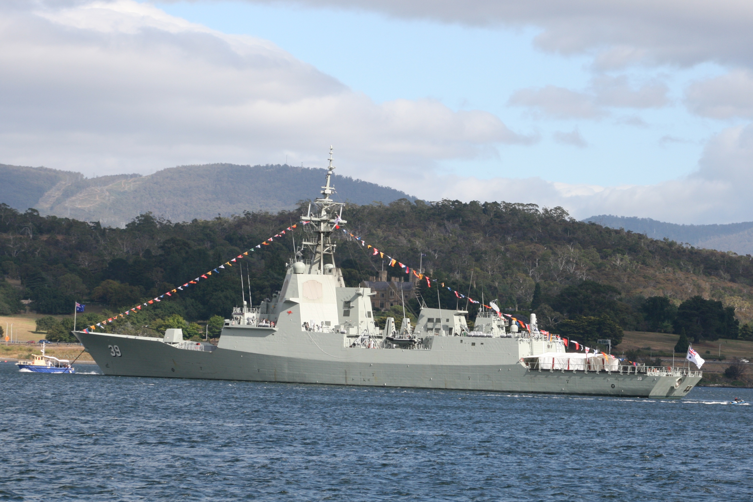 HMAS Hobart Royal Hobart Regatta Flagship 2 Feb 11 2018 DT