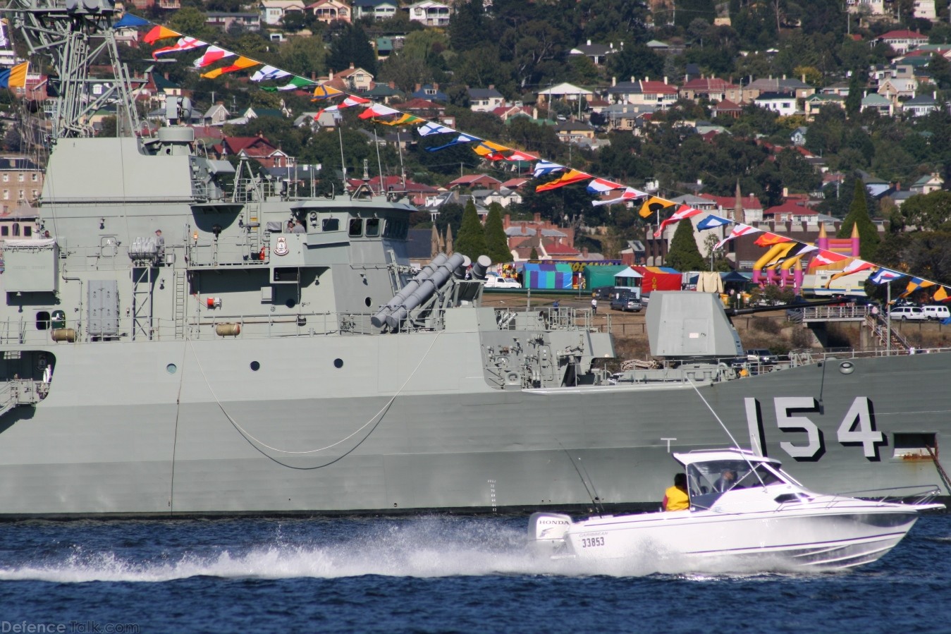 HMAS Parramatta at Royal Hobart Regatta