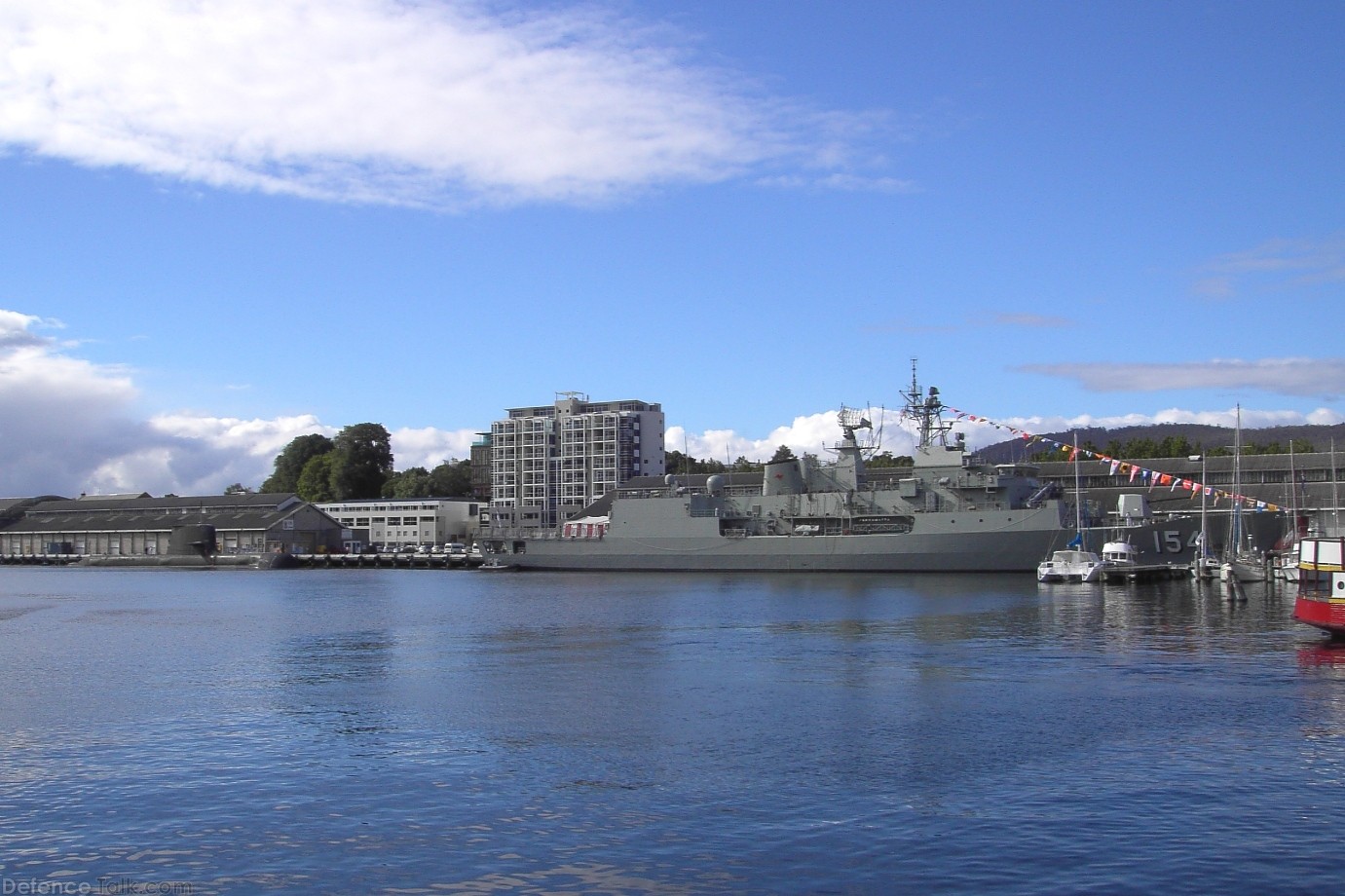 HMAS Parramatta in Hobart Feb 2008