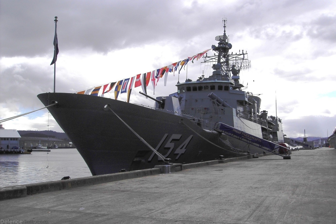 HMAS Parramatta in Hobart Feb 2008