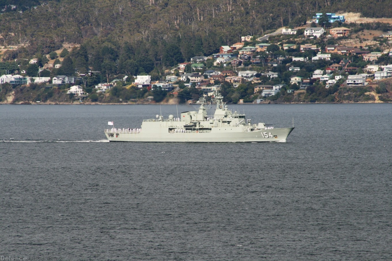 HMAS Parramatta visiting Hobart Feb 8 2008