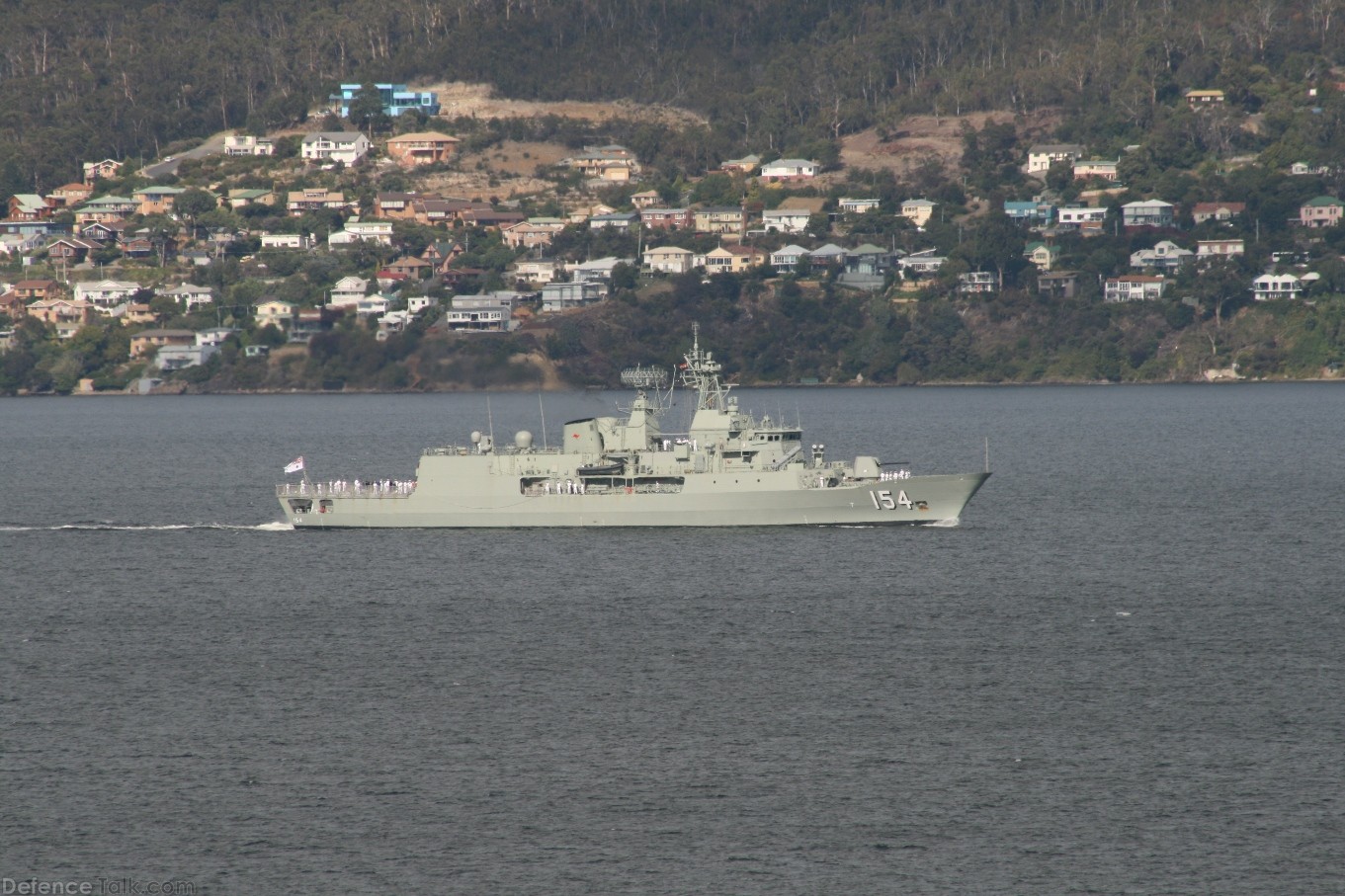 HMAS Parramatta visiting Hobart Feb 8 2008