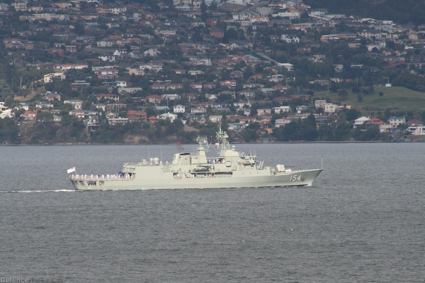 HMAS Parramatta visiting Hobart Feb 8 2008