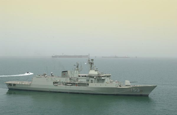 HMAS Stuart and Boarding party