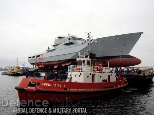 HMS Clyde launch