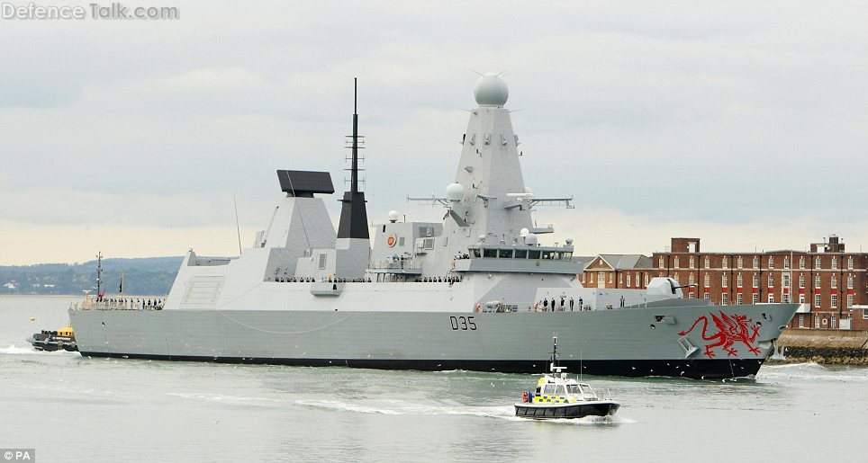 HMS Dragon D35