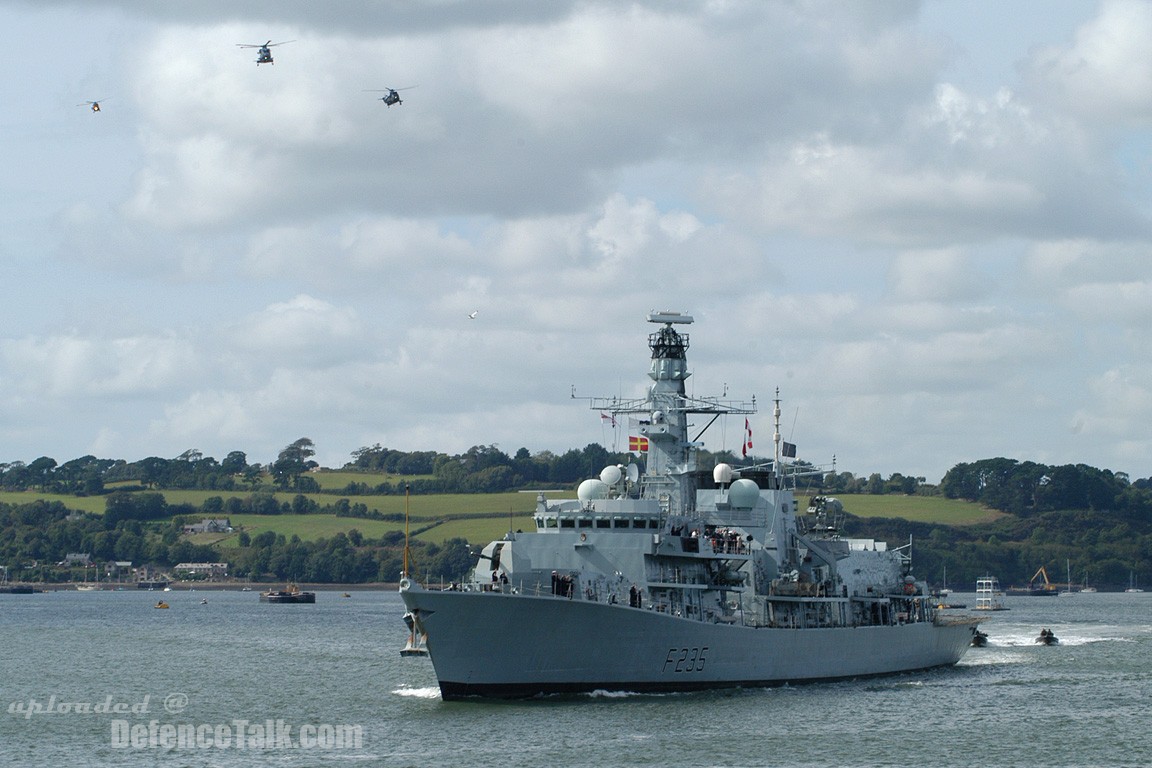 HMS Monmouth steampast
