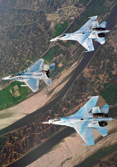 IAF Sukhoi 30K's and USAF F-15C