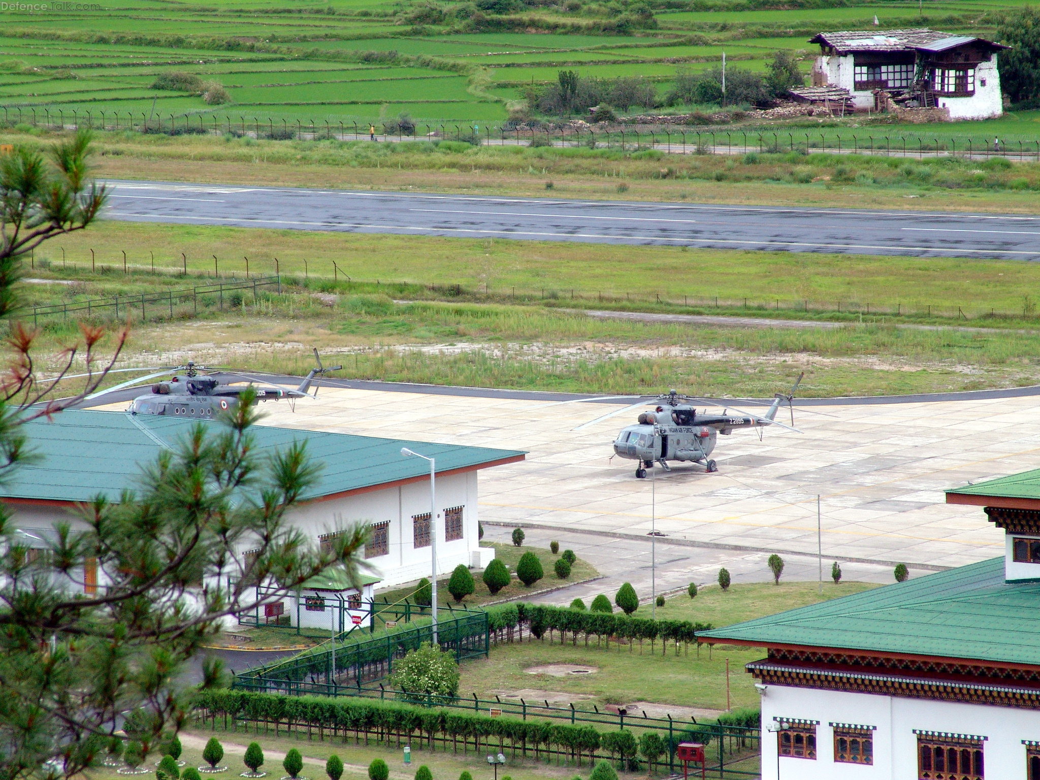 Indian air force in Paro, Bhutan