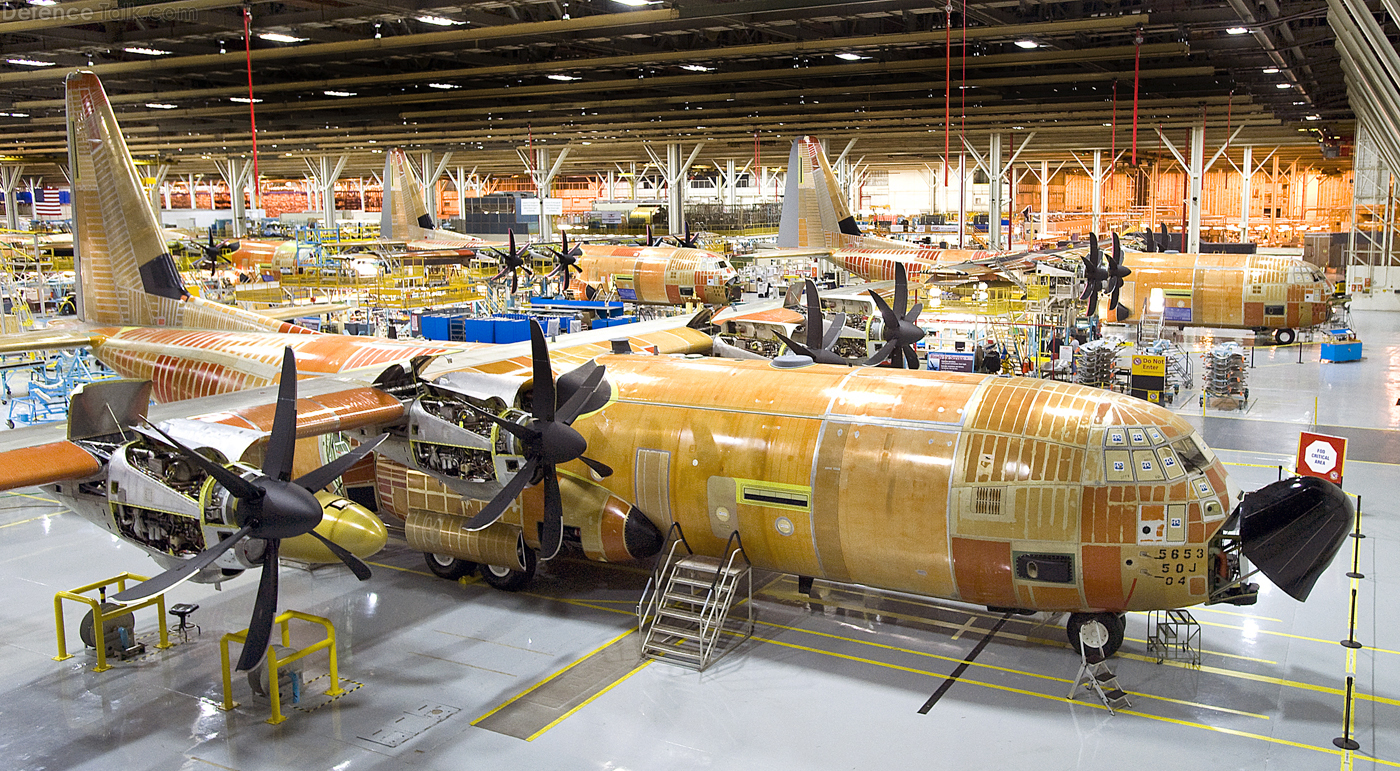 Indian C-130J assembly line