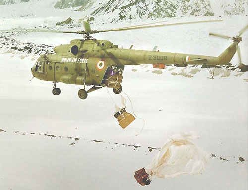 Indian Mi-17 Heli in Siachen