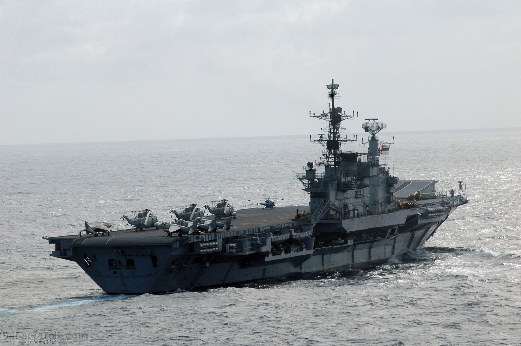 Indian Navy aircraft carrier INS Viraat - Malabar 07 Naval Exercise