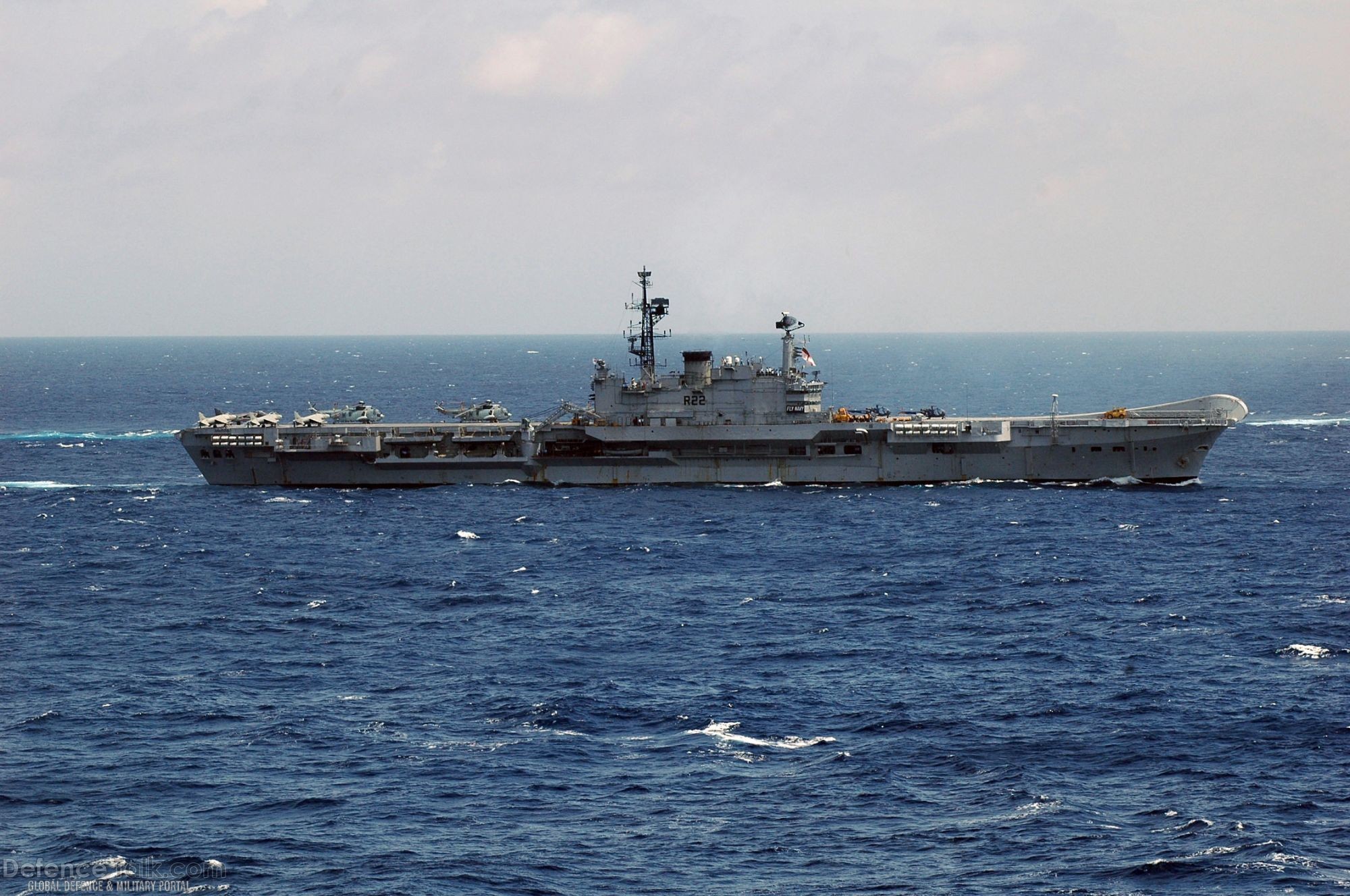 Indian Navy aircraft carrier INS Viraat - Malabar 07 Naval Exercise