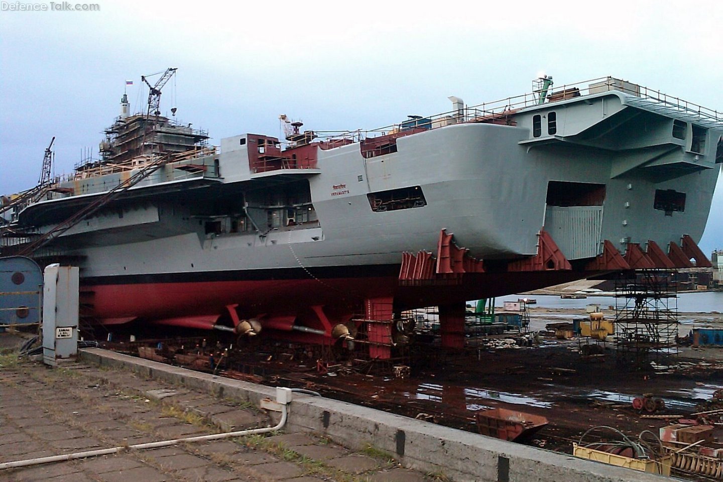 Indian Vikramaditya Aircraft carrier refitting