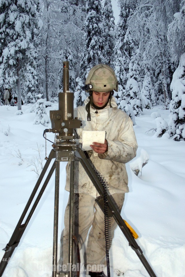 Infantry soldier with unknow instrument...