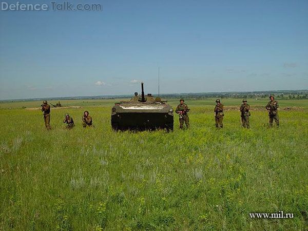 Infantry squad with BMP-1