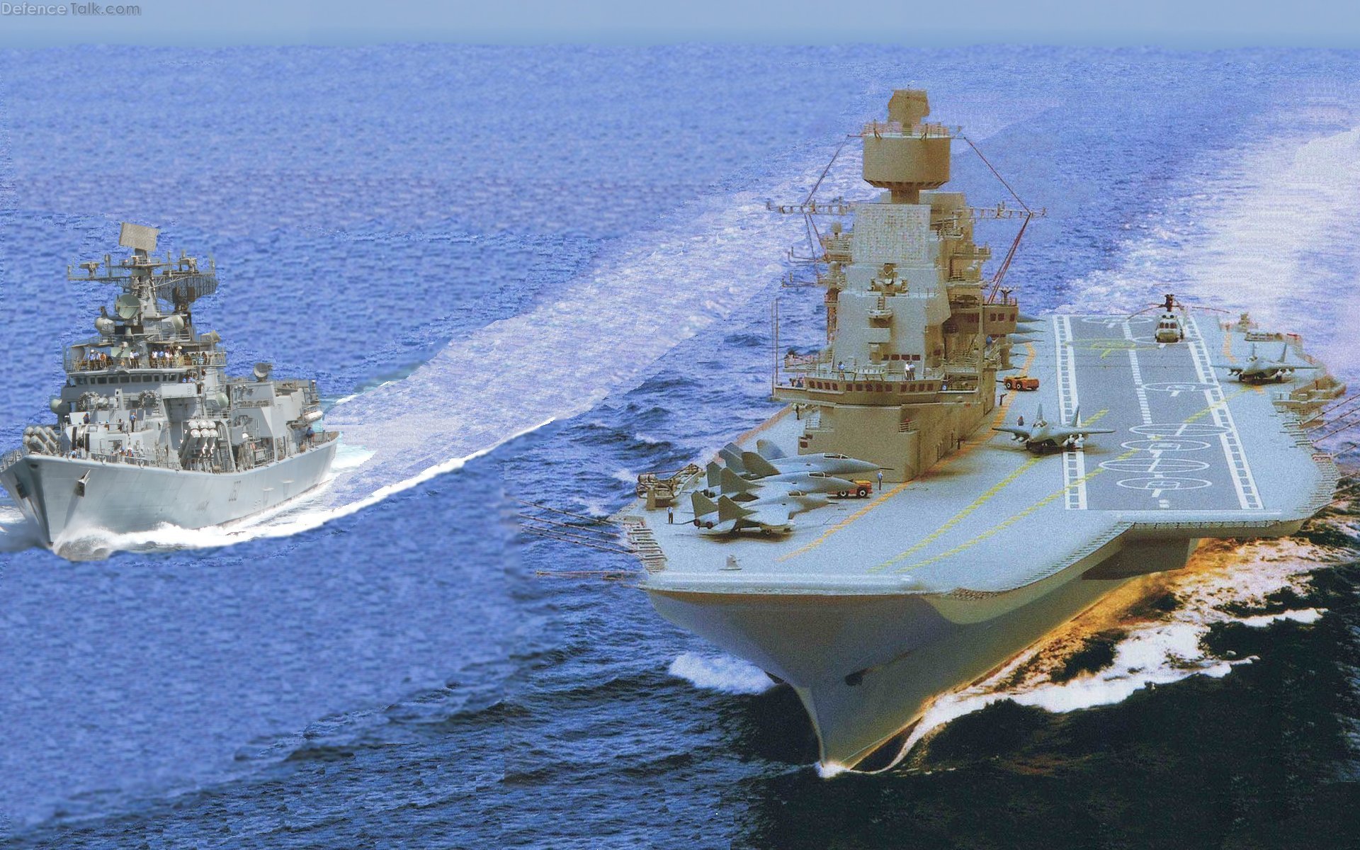 INS Virkamaditya artist conception