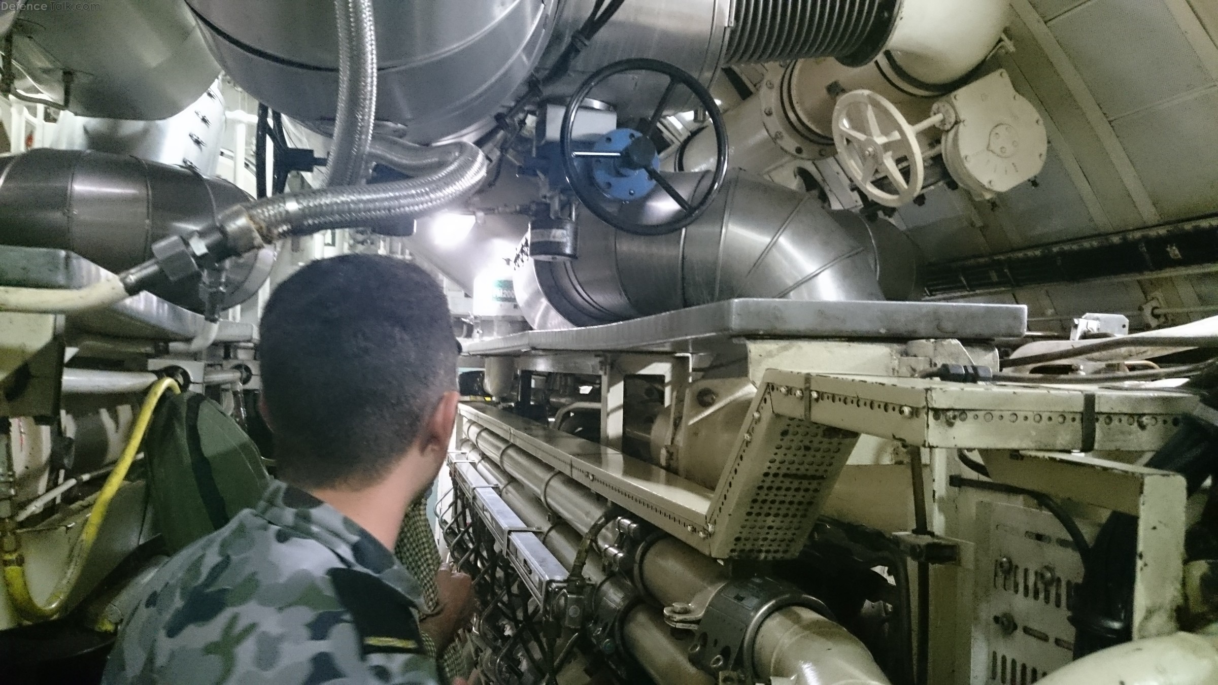 Interior shot of HMAS Waller