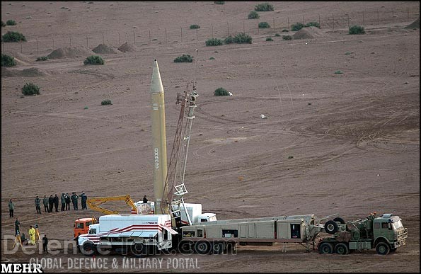 Iranian Missiles Fired during war games