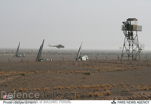 Iranian Missiles Fired during war games