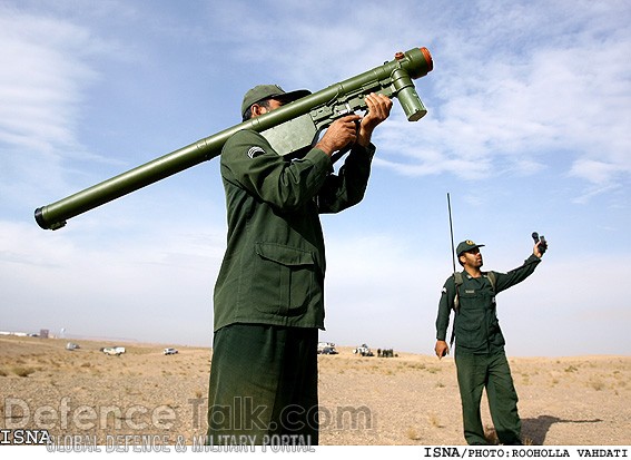 Iranian Missiles Fired during war games