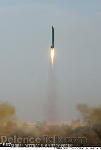 Iranian Missiles Fired during war games