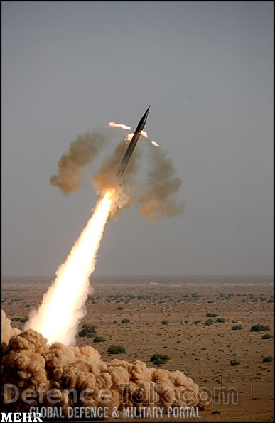 Iranian Missiles Fired during war games