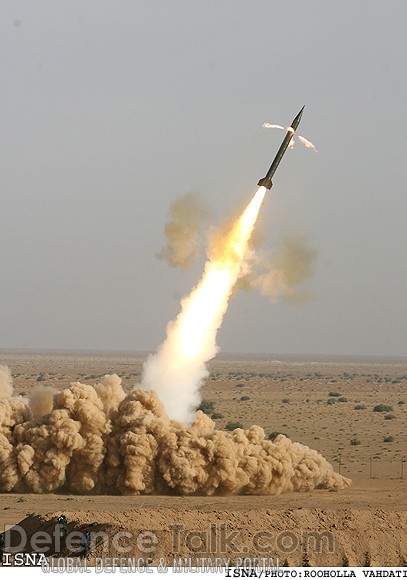 Iranian Missiles Fired during war games