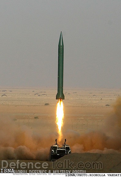 Iranian Missiles Fired during war games