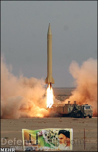 Iranian Missiles Fired during war games