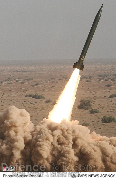 Iranian Missiles Fired during war games