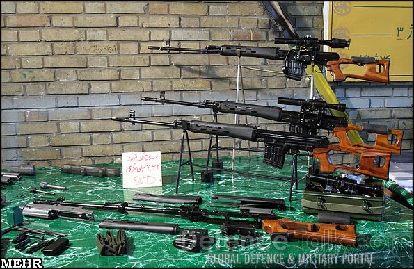 Iranian sniper rifles