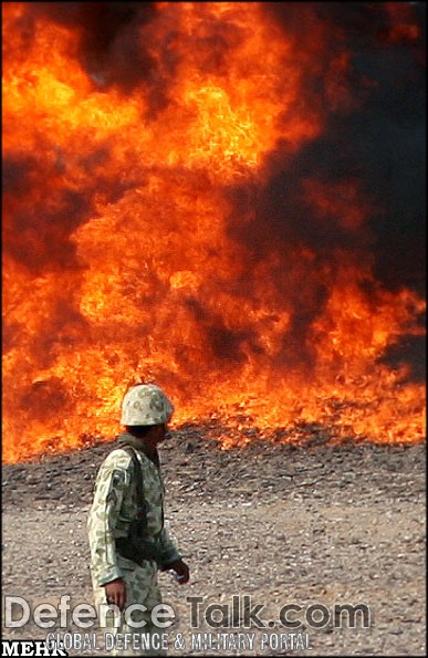 Iranian Soldier - Zolfaqar Iran War Games