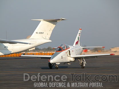 Iranian Tazrav trainer jet