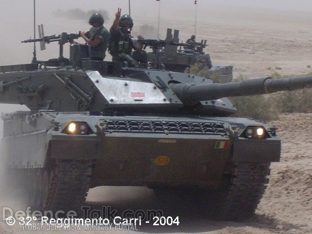 Italian "Ariete" MBT operating in Iraq