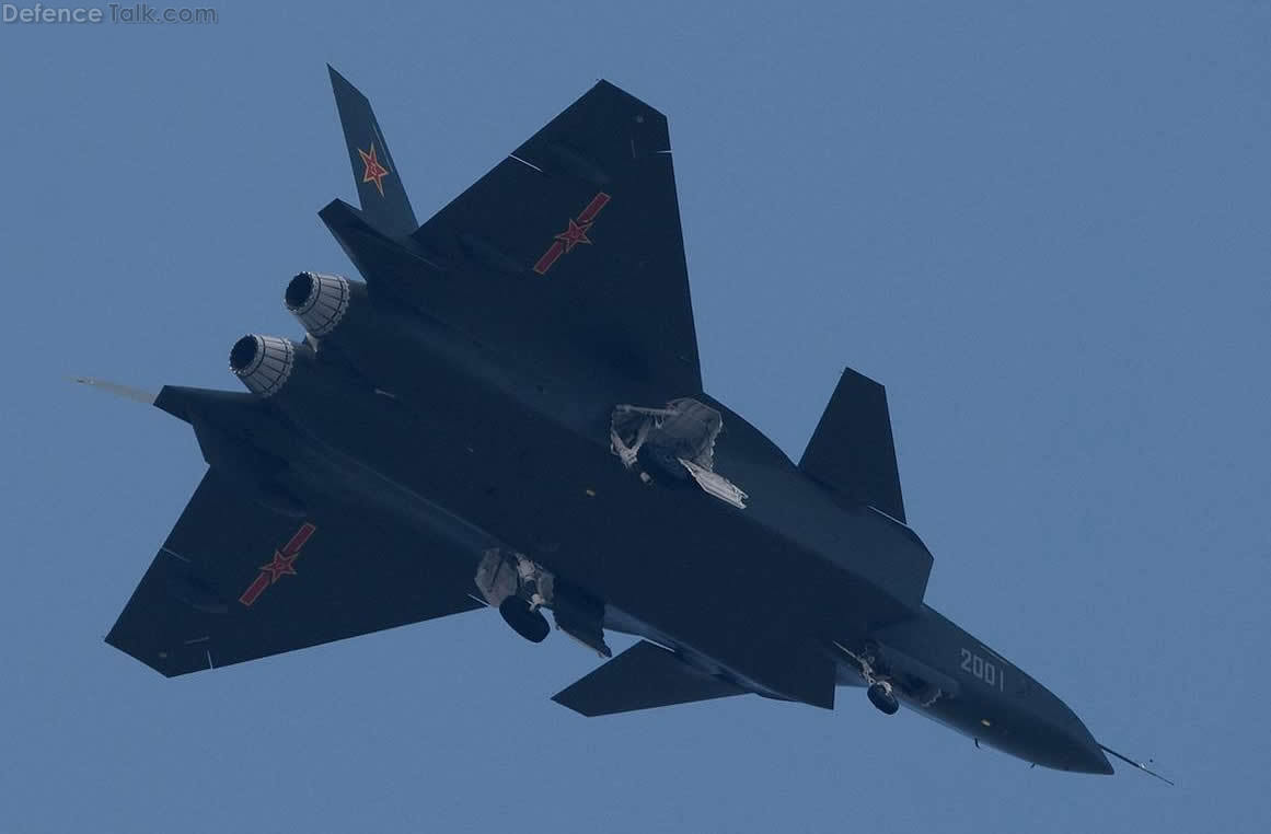 J-20 First Test  Flight - Stealth Aircraft