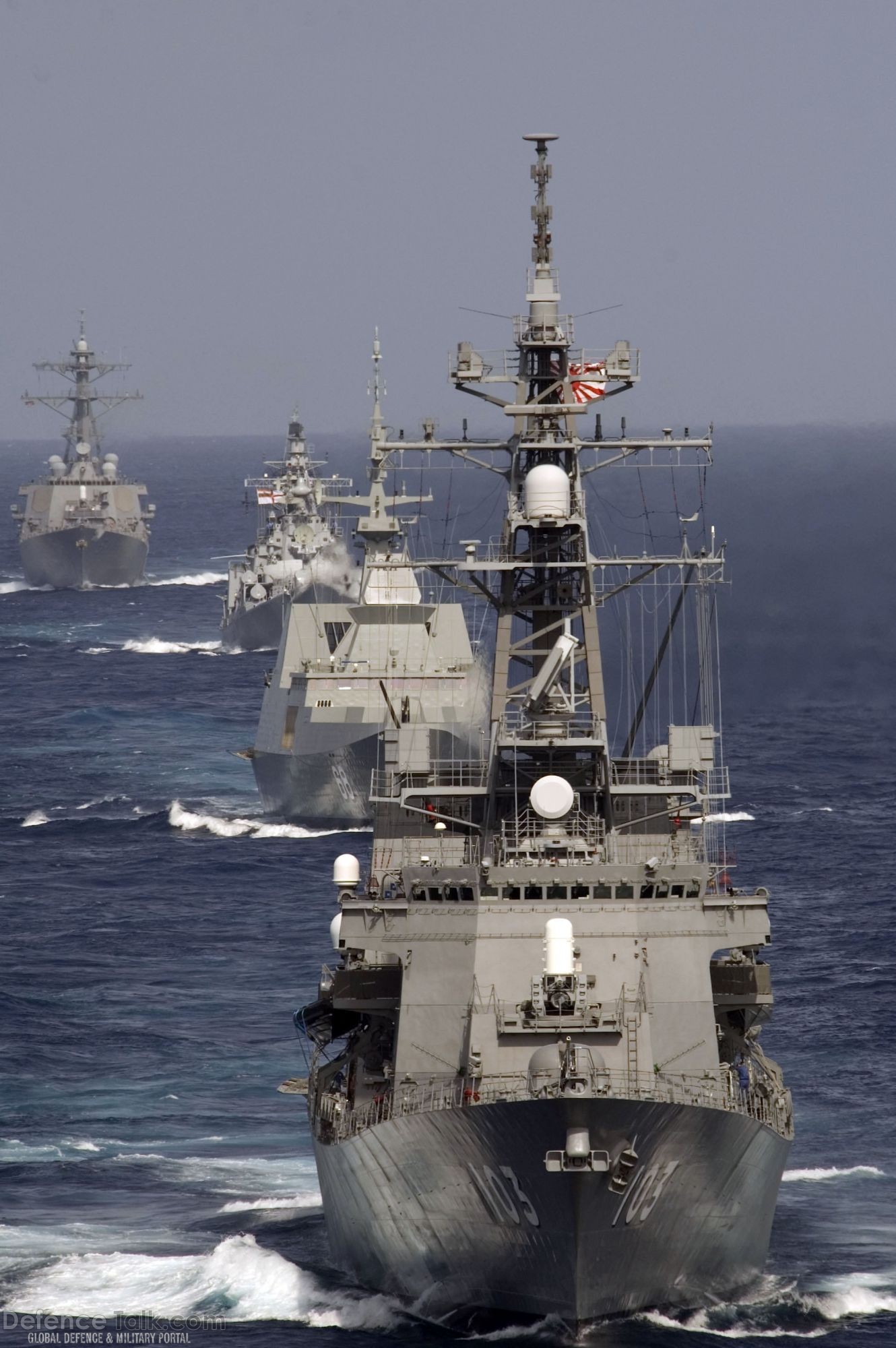 Japan Maritime Self-Defense Force destroyer - Malabar 07 Naval Exercise