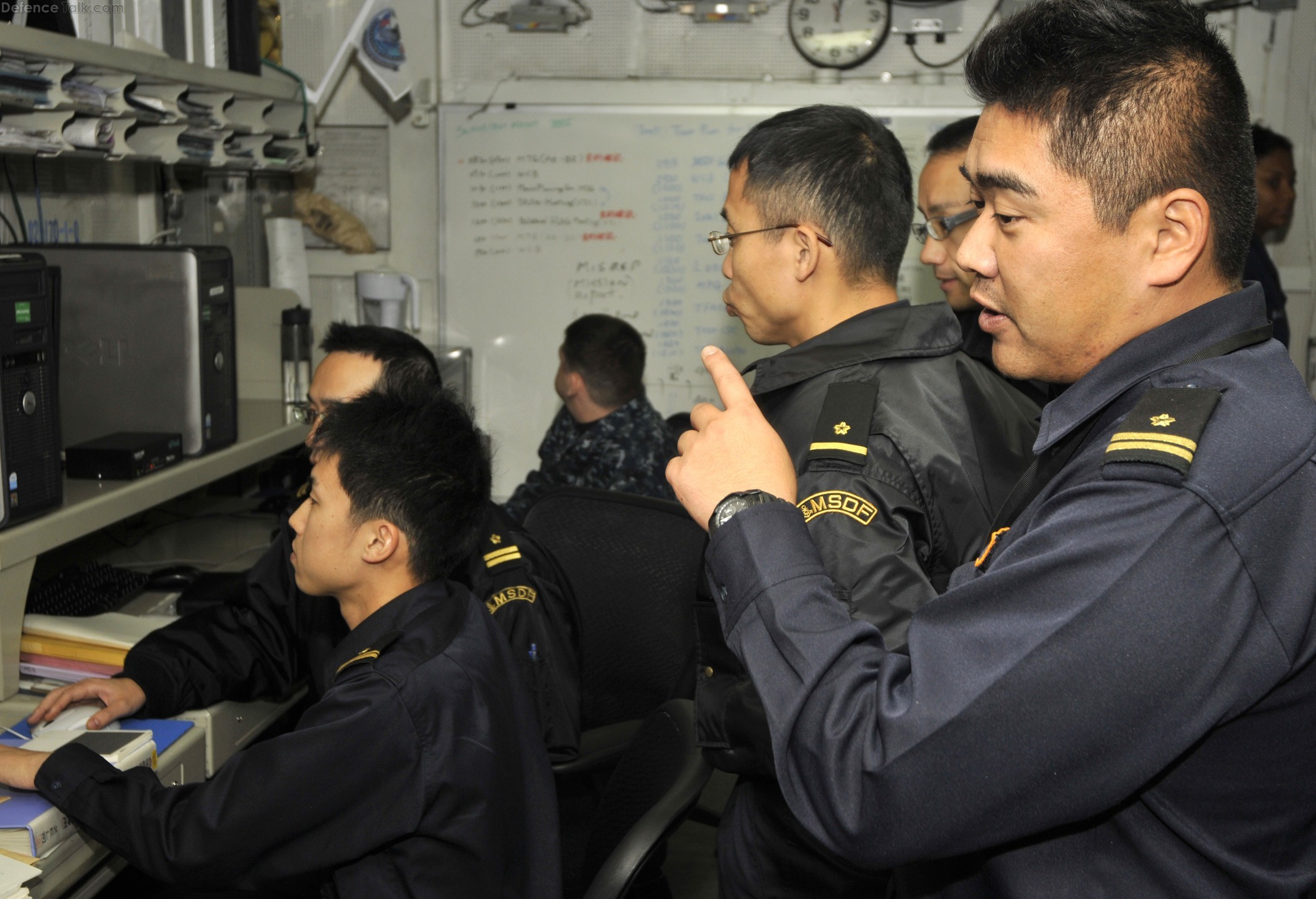 Japan Maritime Self-Defense Force Officials