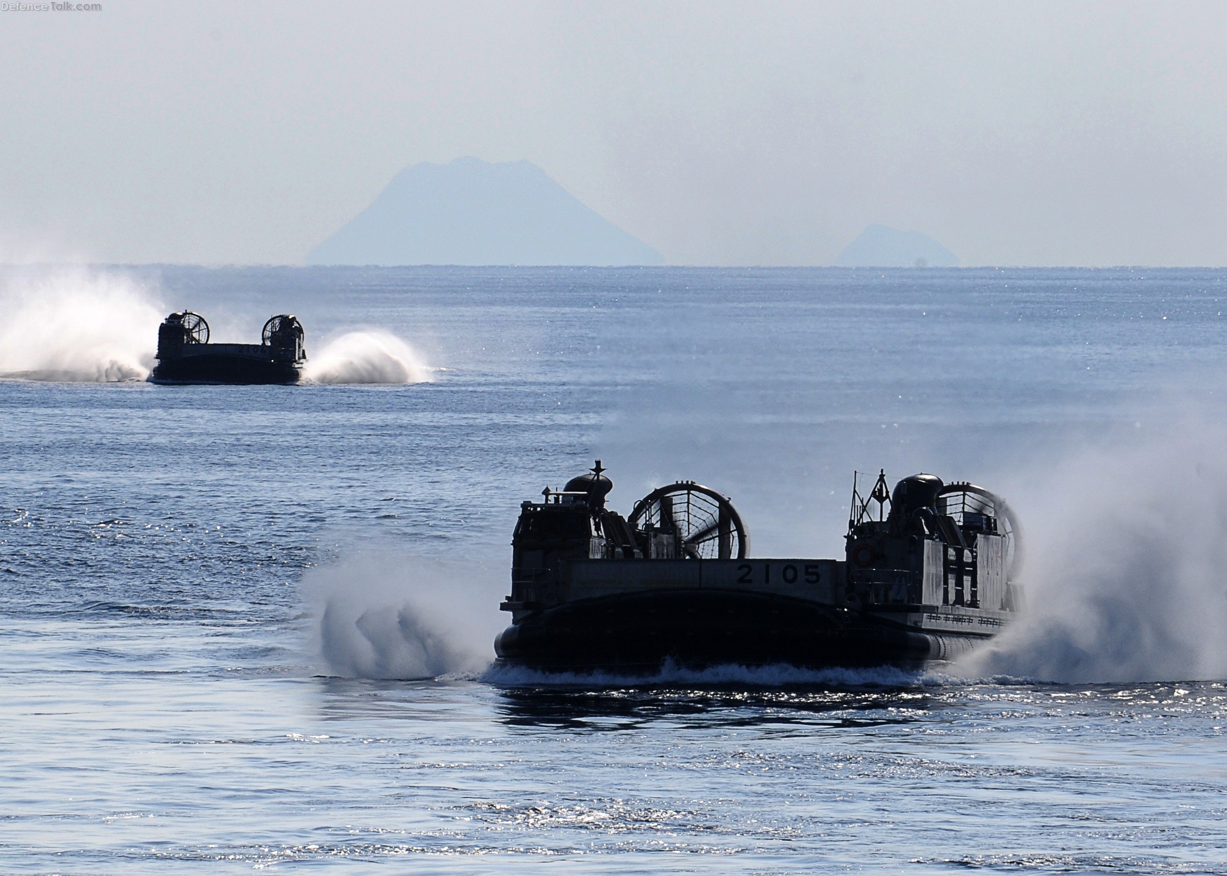 Japanese landing craft air cushion vehicles