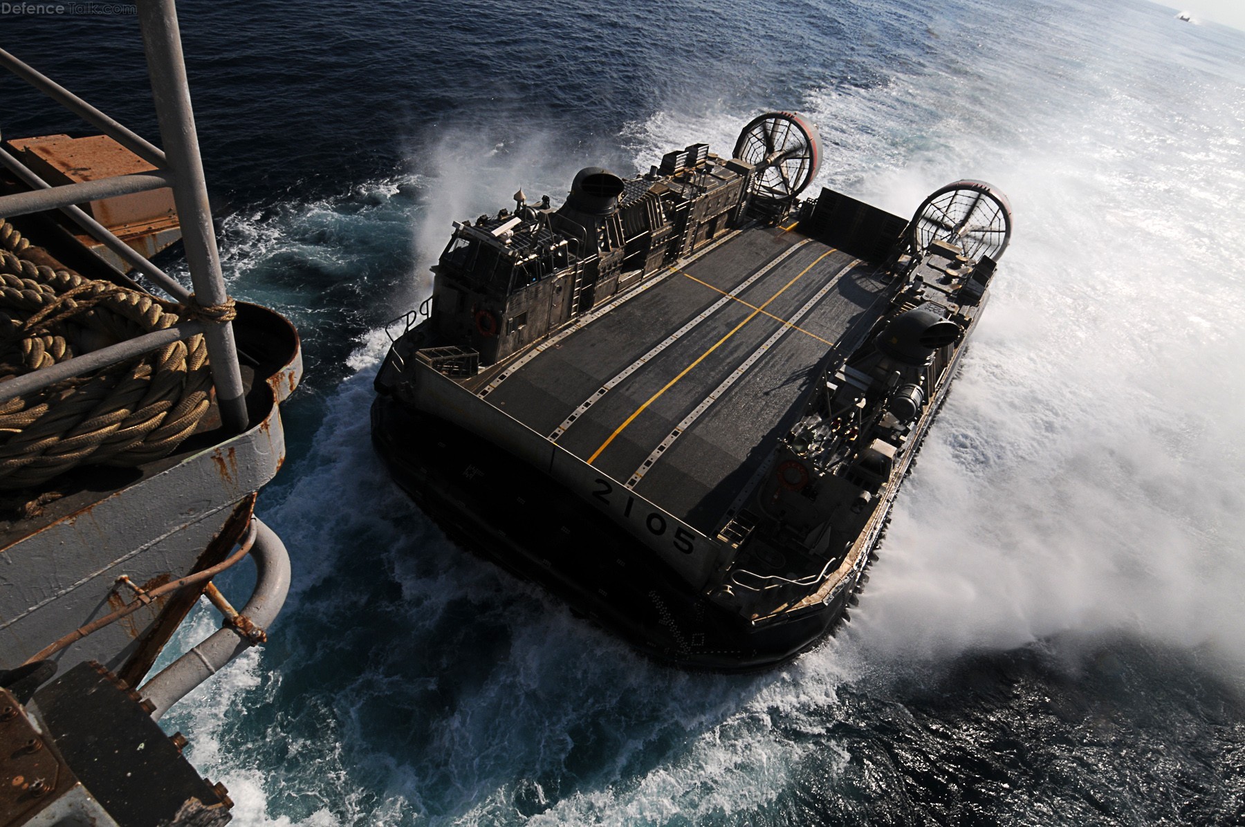 Japanese LCAC and amphibious assault ship LHD 2