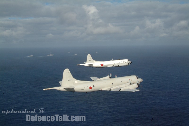 Japanese Navy P-3 Orion Takes flight- RIMPAC 2006