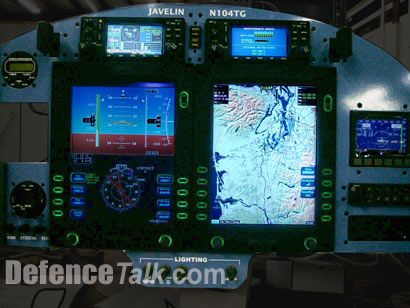 Javelin 5th Generation Trainer cockpit at paris airshow 2005