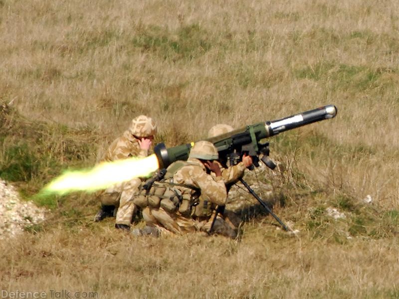 Javelin anti-tank missile - British Army Firepower