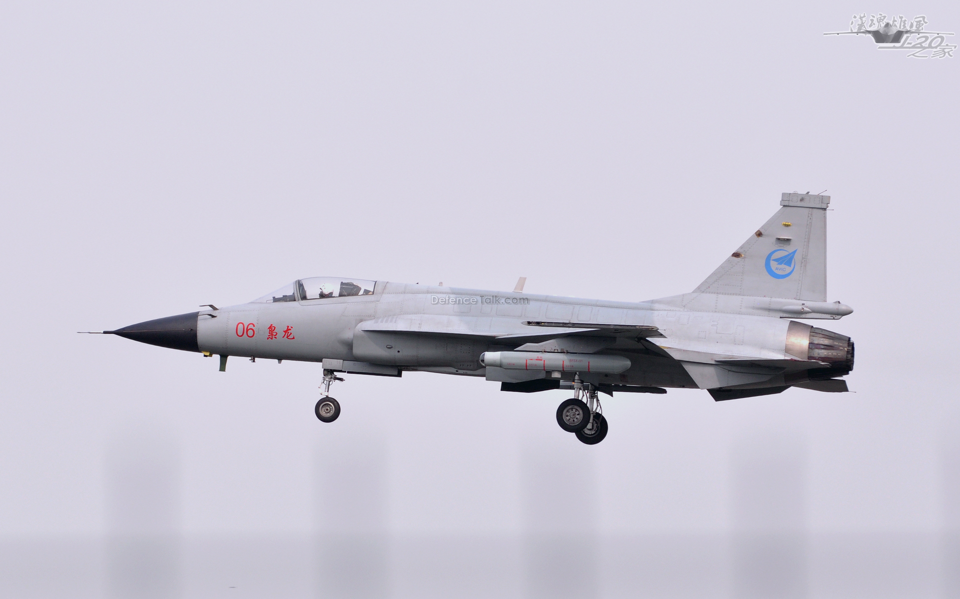 JF-17 with external IRST pod