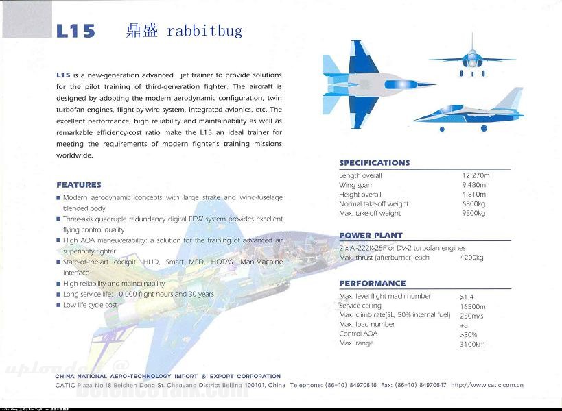 JL-15 (L-15) Falcon - People's Liberation Army Air Force