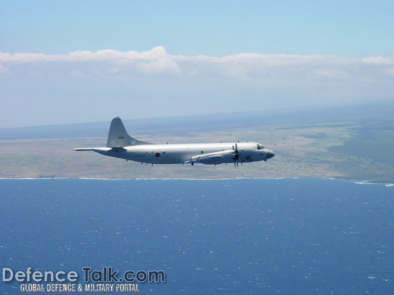 JMSDF P-3C in flight - Japanese Navy, Rimpac 2006