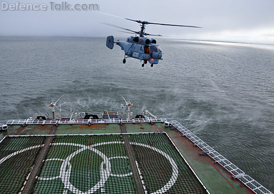 Ka-27 Taking Off from Marshal Krylov