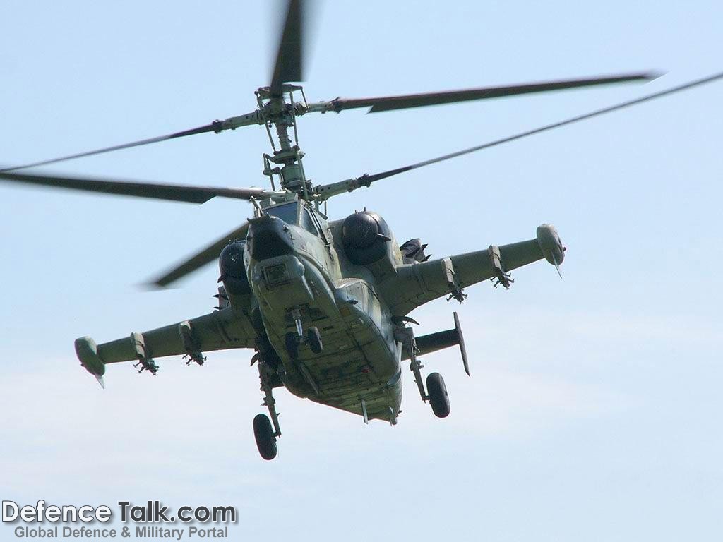 KA-50 Black Shark Combat Helicopter - Military Aircraft Wallpapers