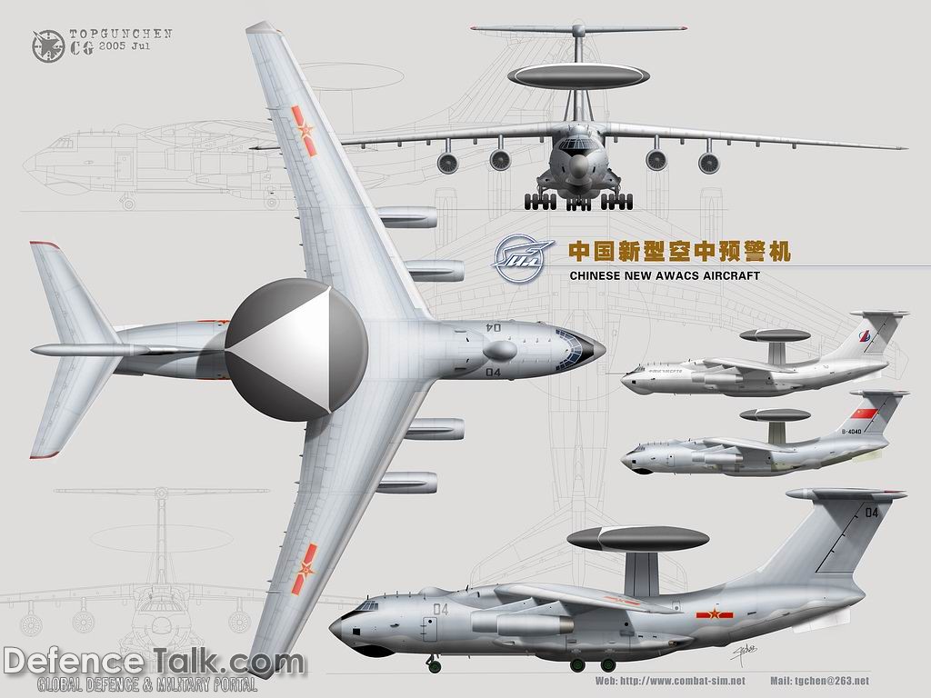 KJ-2000 Mainstay AWACS - People's Liberation Army Air Force