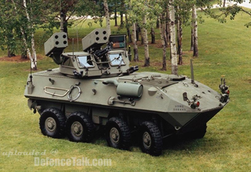 LAV-AD Light Armoured Vehicle Air Defense